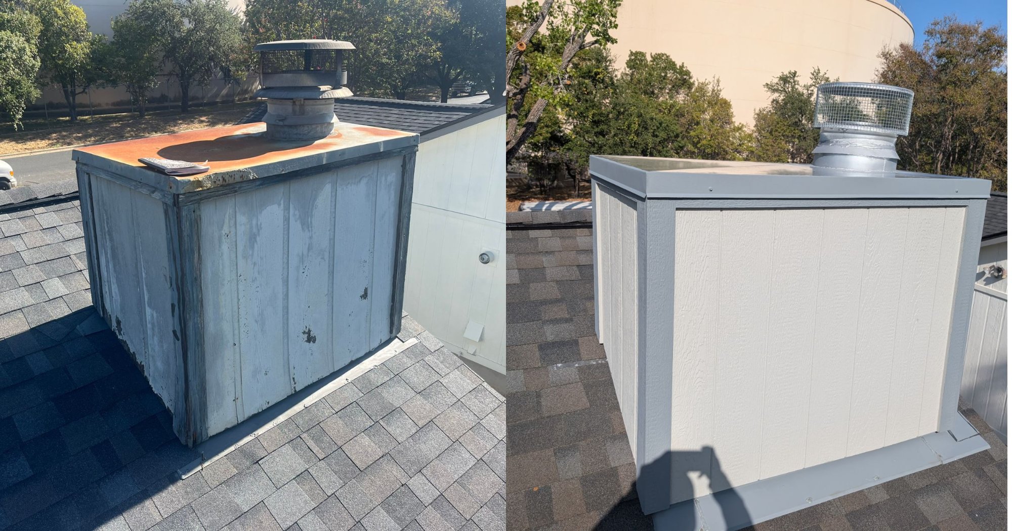 Chimney Cricket & Base Flashing